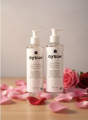 Aysuw Yağı Alınmamış Saf Gül Suyu 250 ml