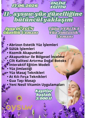 Aysuw Yüz Güzelliğine Bütüncül Yaklaşım Eğitimi